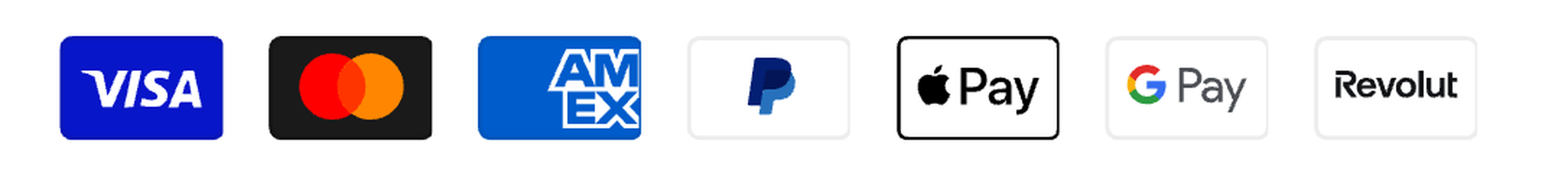 Metodi di pagamento accettati